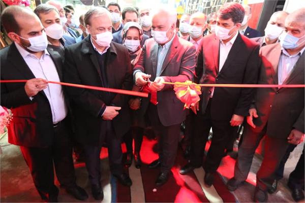افتتاح و بازدید از طرح توسعه واحد تولیدی نخ سیرنگ با سرمایه گذاری ۲۸۳۰ میلیارد ریال توسط وزیر صمت در شهرستان اشکذر