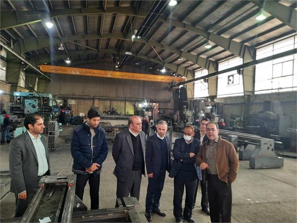 بازدید مهندس نادری‌منش از شرکت تولیدکننده دستگاه‌های CNC در مشهد