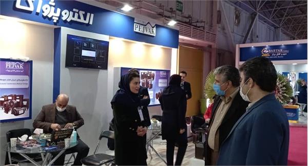حضور اعضای هیات مدیره صحا در غرفه صندوق در نمایشگاه برق تهران