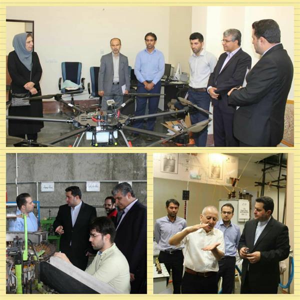 همزمان با هفته دولت، اعضای هئیت مدیره صحا از شرکت‌های صنایع الکترونیک استان آذربایجان غربی بازدید کرد